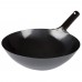 Winco WOK-34 14 Carbon Steel Japanese Style Wok with Welded Handle