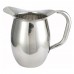 Winco WPB-3 96 oz. Stainless Steel Deluxe Bell Pitcher