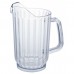 Winco WPS-32 32 oz. Plastic Water Pitcher 4-Pack