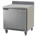 Beverage Air WTF32AHC-FIP 32 Solid Door Worktop Freezer w/ Foamed-In Place Backsplash - 7 Cu. Ft.