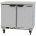 Beverage Air WTF36AHC-FLT Flat Top Two Solid Door Worktop Freezer - 9 Cu. Ft.