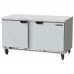 Beverage-Air WTF60AHC-FLT 60 Two Door Worktop Freezer with Flat Top