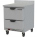 Beverage-Air WTFD27AHC-2-FIP 27 Two Drawer Worktop Freezer with 4 Foamed-In-Place Backsplash