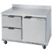 Beverage-Air WTFD48AHC-2 48 Two Drawer / One Door Worktop Freezer - 14 Cu. Ft.