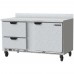 Beverage Air WTFD60AHC-2-FIP Worktop Freezer w/ 2 Section & 2 Drawers & 1 Drawer - 15 Cu. Ft.