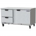 Beverage Air WTFD60AHC-2-FLT Worktop Freezer w/ 2 Section & 2 Drawers & 1 Door - 15 Cu. Ft.