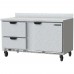 Beverage-Air WTFD60AHC-2 60 Two Drawer / One Door Worktop Freezer - 17 Cu. Ft.