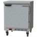 Beverage Air WTR27HC-FLT 27 Shallow Depth Flat Worktop Refrigerator - 4 Cu. Ft.