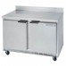 Beverage Air WTRF48AHC-1-SA-A Dual-Temp Worktop Freezer/Refrigerator with 2 Doors - 11 Cu. Ft.