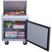 Dukers DSP29-12M-S1 29" One Door Mega Top Refrigerated Salad Prep Table