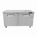 Eqchen KTF-48B, Commercial 48 Undercounter Worktop Freezer 12.9 cu.ft. NSF