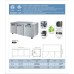 Eqchen KTF-72B, Commercial 72 Undercounter Worktop Freezer 20 cu.ft. NSF