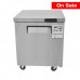 Eqchen KTF-27B, Commercial 28 Undercounter Worktop Freezer 7.4 cu.ft NSF