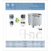 Eqchen KTF-27B, Commercial 28 Undercounter Worktop Freezer 7.4 cu.ft NSF