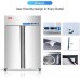 WESTLAKE Commercial Refrigerator Freezer Combo, WK-48RF, 2 door 48" Reach In Upright Refrigerator and Freezer, 36 Cu.ft