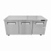 Eqchen KTF-72B, Commercial 72 Undercounter Worktop Freezer 20 cu.ft. NSF