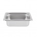 Sixth Size 2-1/2 inch Deep 22 Gauge Stainless Steel Anti Jam Pans