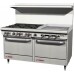 Southbend S60DD-2G S-Series 60 inch 6 Burners Stove and 24 inch Griddle and 2 Standard Oven