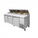 Turbo Air TPR-93SD-N 93 inch 3 Doors Pizza Prep Table