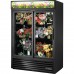 True GDM-47FC-HC-LD, 54 2 Slide Glass Door Floral Case Refrigerated Merchandiser