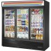 True GDM-69-HC-LD, 78 3 Slide Glass Door Merchandiser Refrigerator