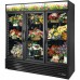 True GDM-72FC-HC~TSL01, 78 3 Swing Glass Door Floral Case Refrigerated Merchandiser