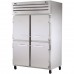 True STR2DT-4HS, 53 4 Half Door Dual Temperature Reach-In Refrigerator / Freezer, Spec Series