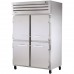 True STR2F-4HS-HC, 52 4 Solid Half Door Reach-In Freezer, Spec Series