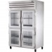 True STR2R-4HG-HC, 53 4 Glass Half Door Reach-In Refrigerator, Spec Series