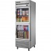 True T-23G-2-HC~FGD01, 27 2 Glass Half Door Reach-In Refrigerator, T-Series