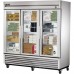 True T-72FG-HC~FGD01, 78 3 Glass Door Reach-In Freezer, T-Series