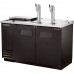 True TDD-2CT-HC, 59 Club Top Direct Draw Beer Dispenser, 2 Keg, 2 Tap