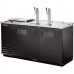 True TDD-3CT-HC, 69 Club Top Direct Draw Beer Dispenser, 3 Keg, 2 Tap