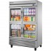 True TS-49G-4-HC~FGD01, 54 4 Glass Half Door Reach-In Refrigerator, TS Series