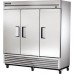 True TS-72F-HC, 78 3 Solid Door Reach-In Freezer, TS Series