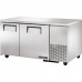 True TUC-60-32F-HC, 60 2 Solid Door Deep Undercounter Freezer