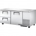 True TUC-67D-2-HC, 67 1 Solid Door, 2 Drawer Deep Undercounter Refrigerator