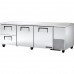 True TUC-93D-2-HC, 93 2 Solid Door, 2 Drawer Deep Undercounter Refrigerator