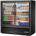 True TVM-48SL-48-HC~VM01, 47 2 Swing Glass Door Merchandiser Refrigerator