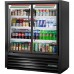 True TVM-48SL-54-HC~VM01, 47 2 Swing Glass Door Merchandiser Refrigerator