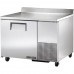 True TWT-44F-HC, 44 1 Solid Door Worktop Freezer