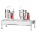 Vulcan VEKT64/612 64 Table with (1) 6 Gallon and (1) 12 Gallon Electric Tilting Kettle