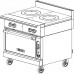 Vulcan V2P36C Liquid Propane V Series 36 Wide Convection Oven Base Dual 1/2 Thick Steel Plancha Heavy-Duty Stainless Steel Range On 6 Legs, 67,000 BTU