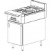 Vulcan V2B18B Natural Gas V Series 18 Wide Cabinet Base 2 Cast Iron Open Burner Stainless Steel Range On 6 Legs, 70,000 BTU