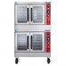 Vulcan SG44 Double Deck Full Size Natural Gas Convection Oven with Solid State Controls