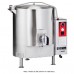 Vulcan GT100E Natural Gas 100 Gallon Stationary Steam Jacketed Kettle - 135,000 BTU