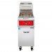 Vulcan 1TR85CF PowerFry3 Natural Gas 85-90 lb. Floor Fryer with Computer Controls and KleenScreen Filtration System - 90,000 BTU