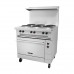 Vulcan EV36S-6FP208 36 Stainless Steel Electric Range with Standard Oversized Oven Base and Six French Hotplates, 208V