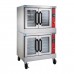 Vulcan VC66EC 208 Volt 1 Phase Double Deck Electric Deep Depth Convection Oven with Computer Controls