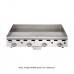 Vulcan MSA24 24 Countertop Griddle with Snap Action Thermostatic Controls - 54,000 BTU, Liquid Propane